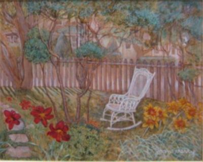 Sample artwork by Joan Kerry (1929 - 1996), known for landscape paintings - View similar artists and auction records